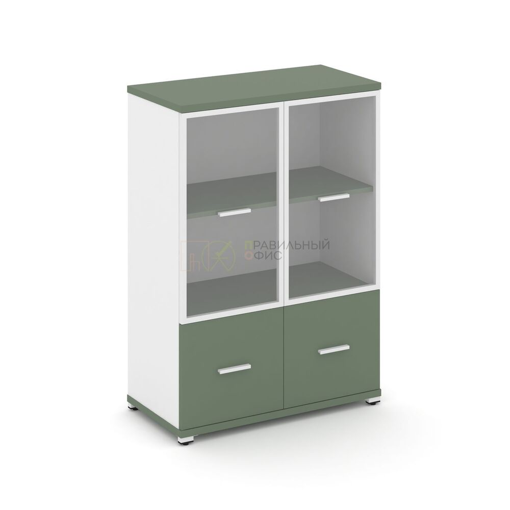 Шкаф одна широкая секция, 3 ниши