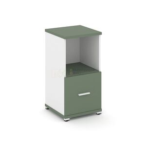 Шкаф одна узкая секция, 2 ниши