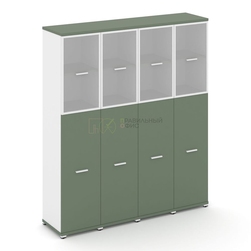 Шкаф четыре узкие секции, 5 ниш