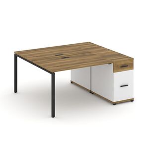 Рабочая станция с одной опорной тумбой