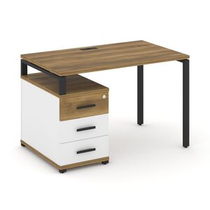 Стол письменный с одной опорной тумбой