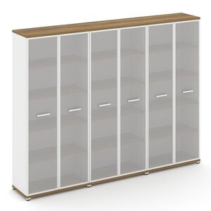 Шкаф три широкие секции, 5 ниш