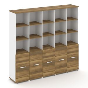 Шкаф пять узких секций, 5 ниш