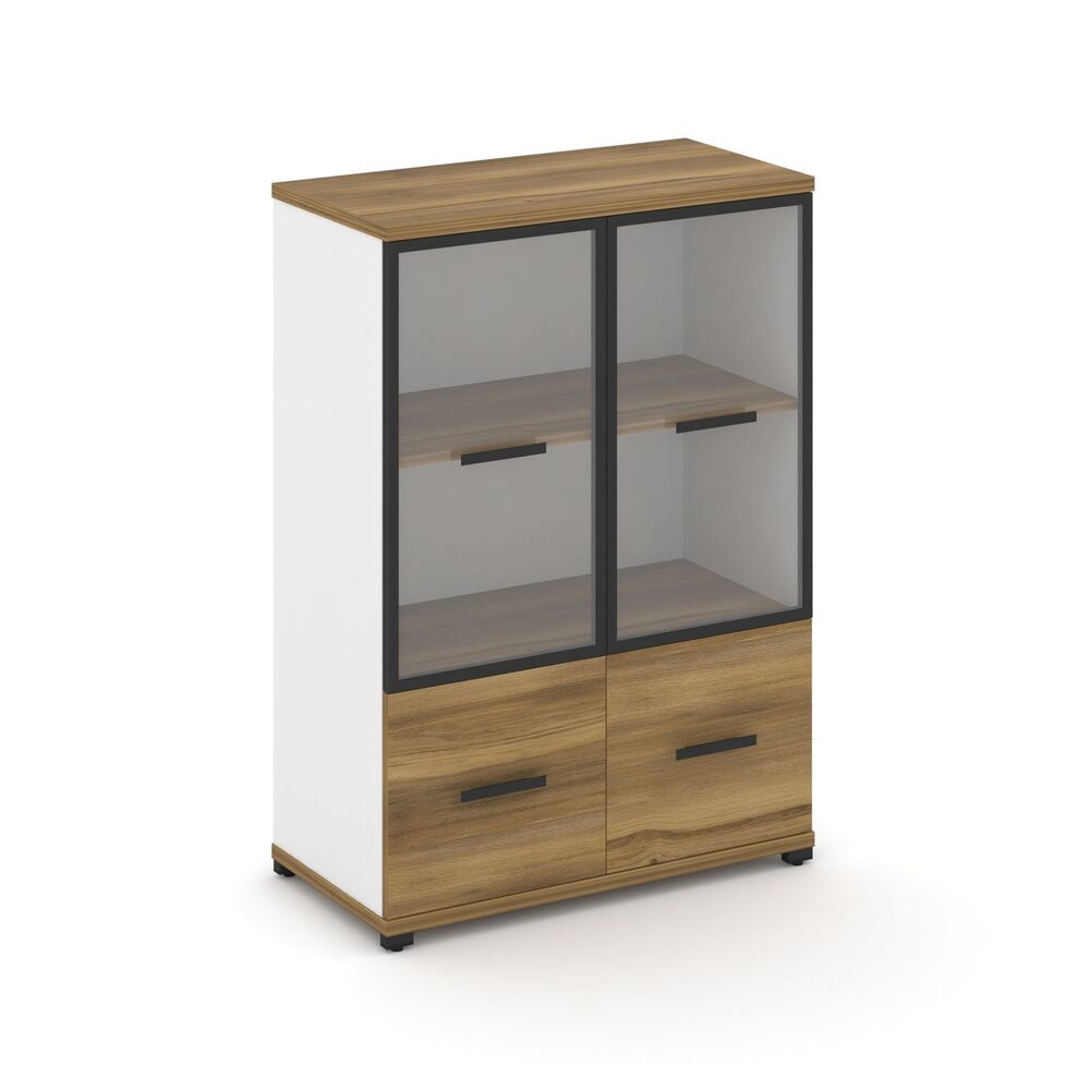 Шкаф одна широкая секция, 3 ниши