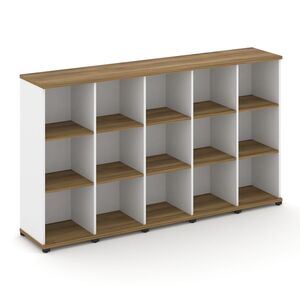 Стеллаж пять узких секций, 3 ниши