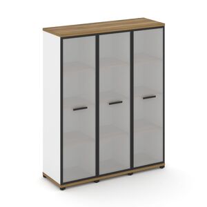 Шкаф три узкие секции, 4 ниши