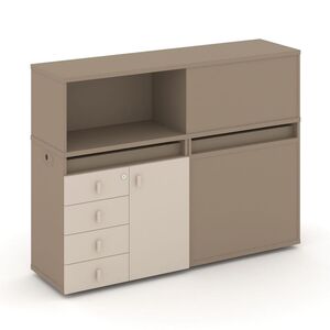 Набор №16. Тумба двойная+низкая надставка