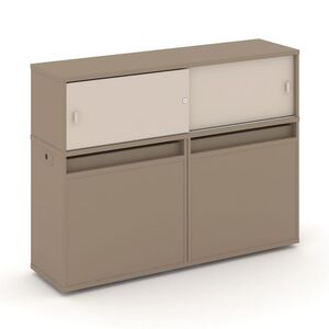 Набор №6. Тумба двойная+низкая надставка