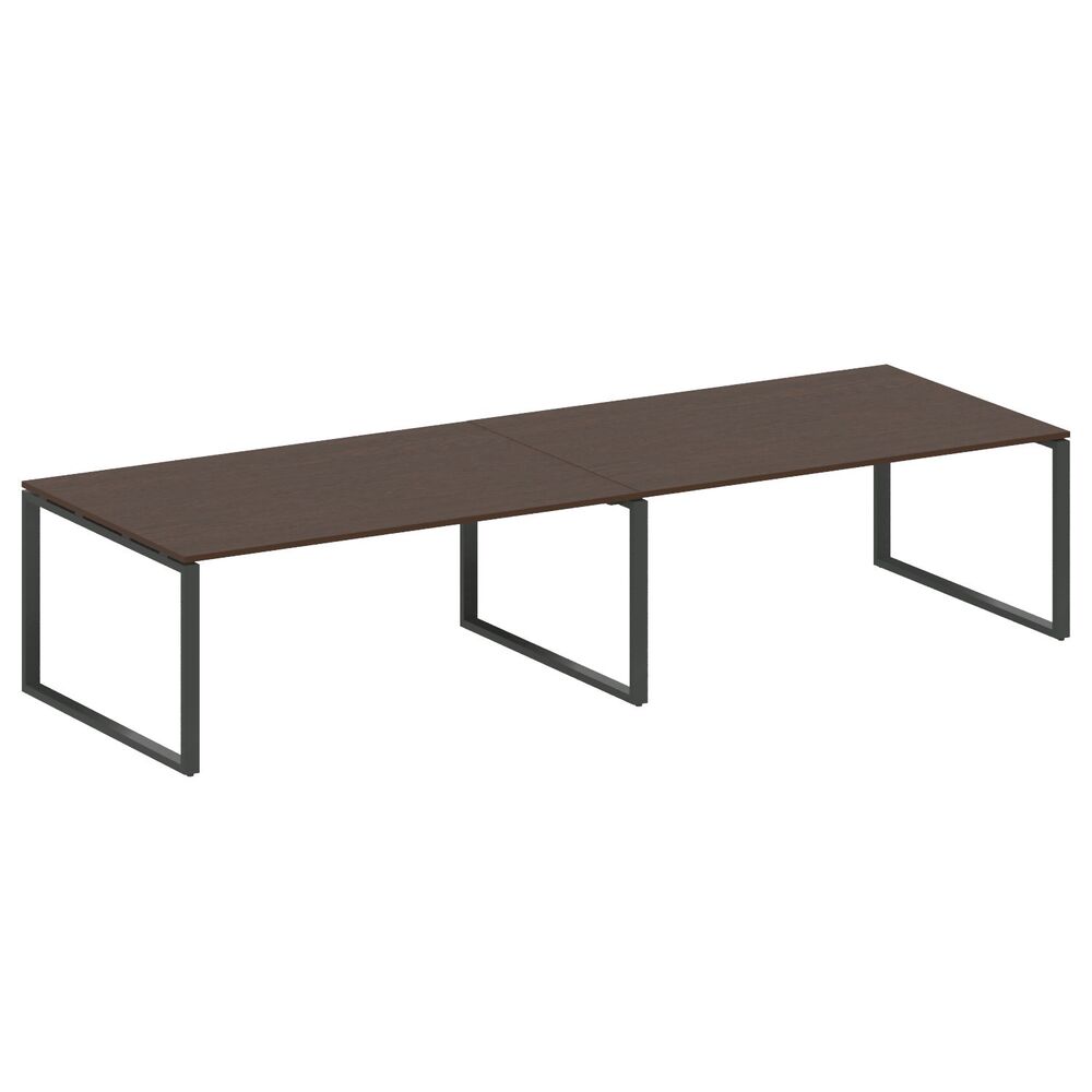 Переговорный стол (2 столешницы) на О-образном м/к