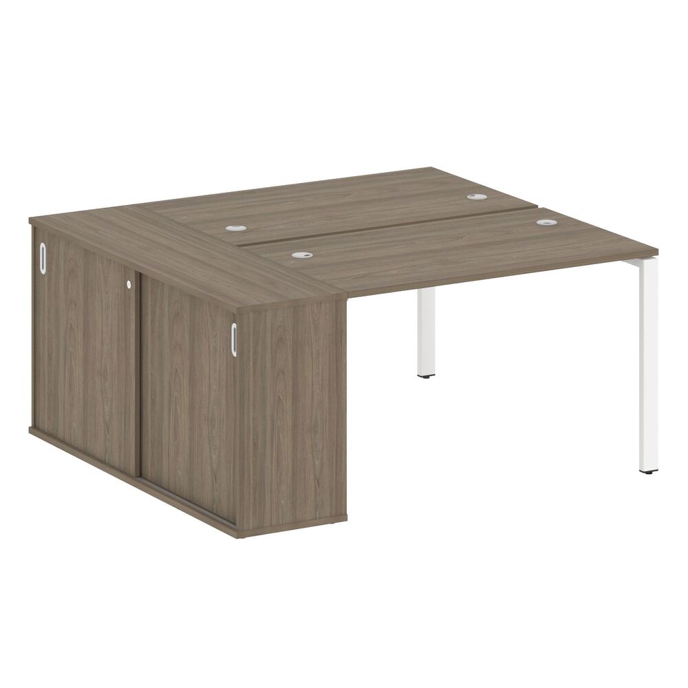 Рабочая станция с опорным шкафом-купе