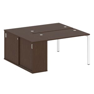 Рабочая станция с опорным шкафом-купе