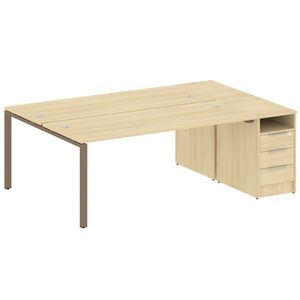 Рабочая станция с опорной тумбой