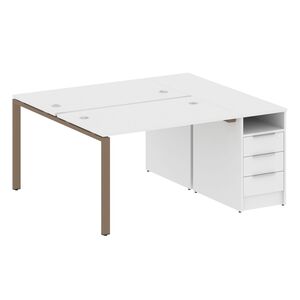 Рабочая станция с опорной тумбой