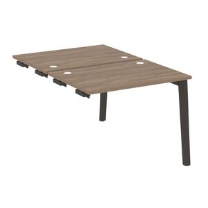 Стол-приставка двойной к опорным элементам (опоры - массив дерева)