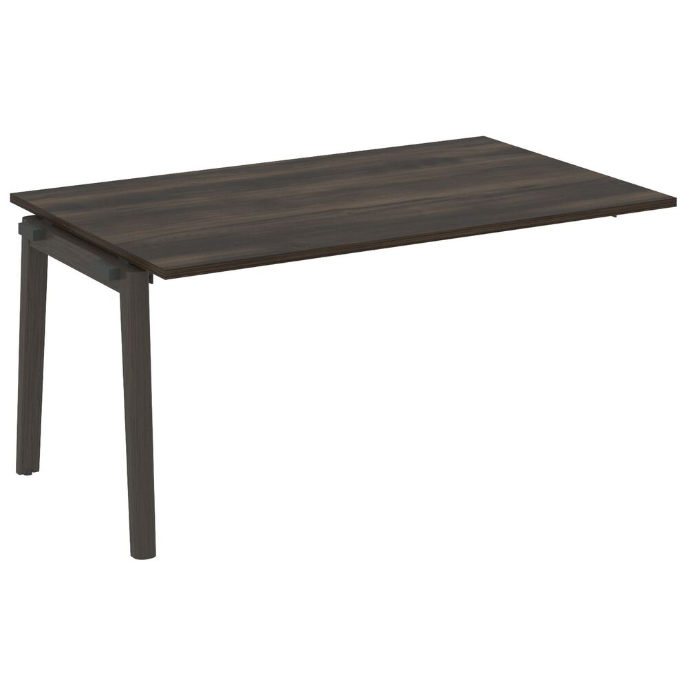 Проходной наборный элемент переговорного стола (опоры - массив дерева)