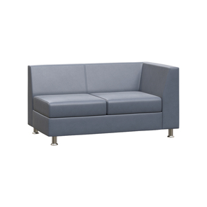 Секция с подлокотником двухместная левая