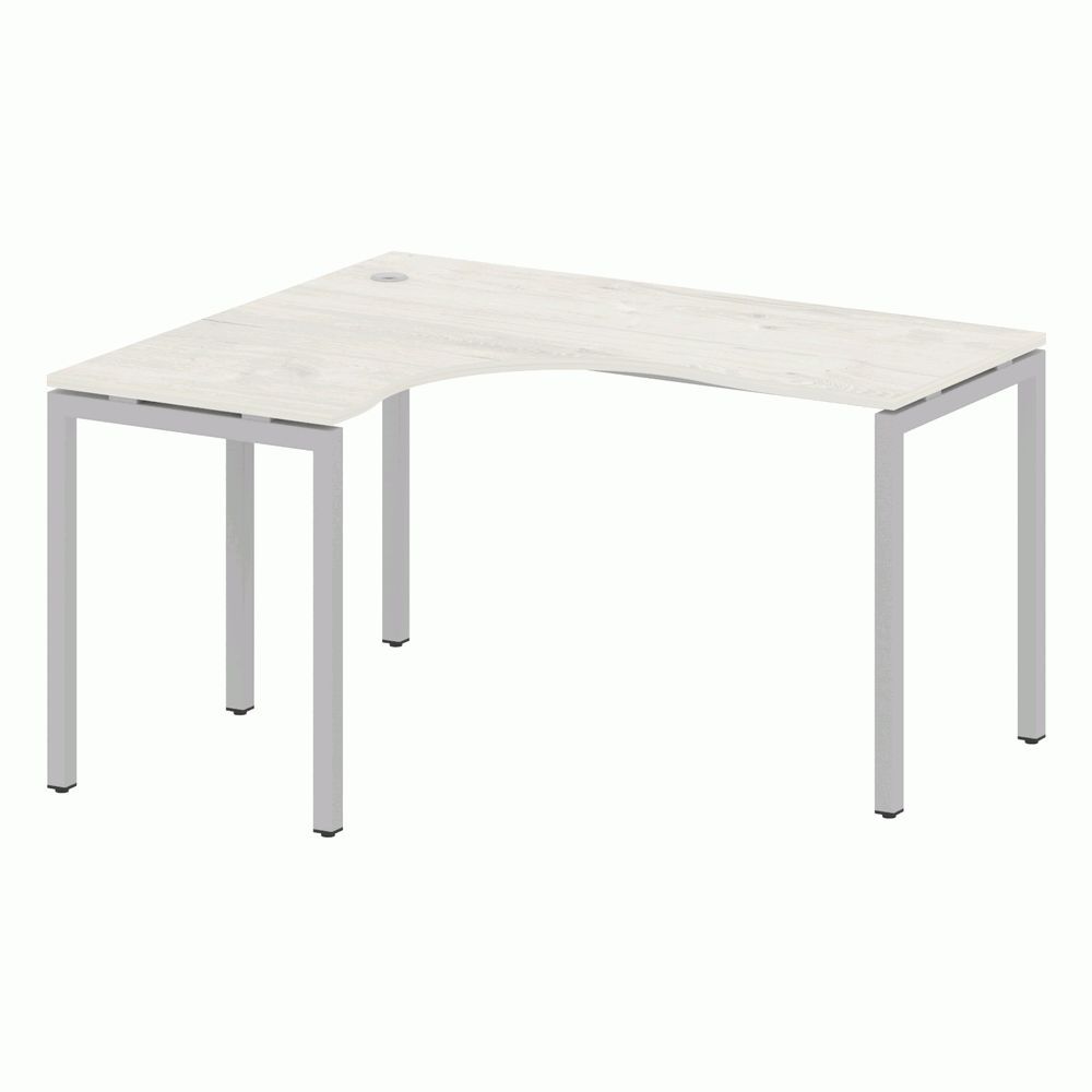 Стол криволинейный левый на П-образном м/к