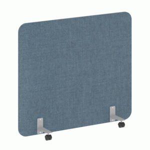 Перегородка на металлических опорах, на роликах