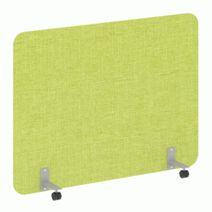 Перегородка на металлических опорах, на роликах