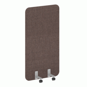 Перегородка на металлических опорах, на роликах