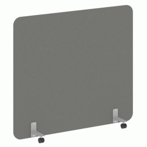 Перегородка на металлических опорах, на роликах