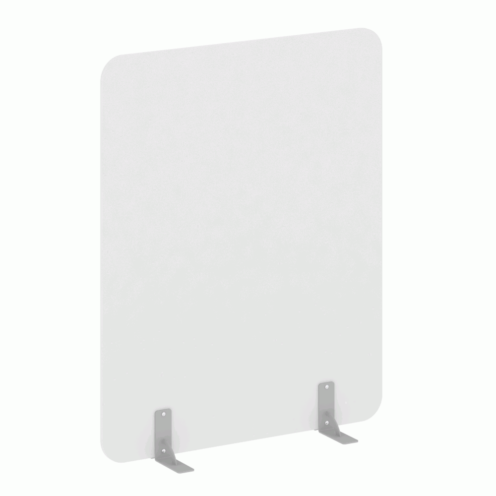 Перегородки на металлических опорах на фетровых подпятниках