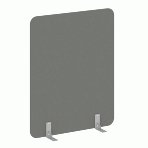 Перегородки на металлических опорах на фетровых подпятниках