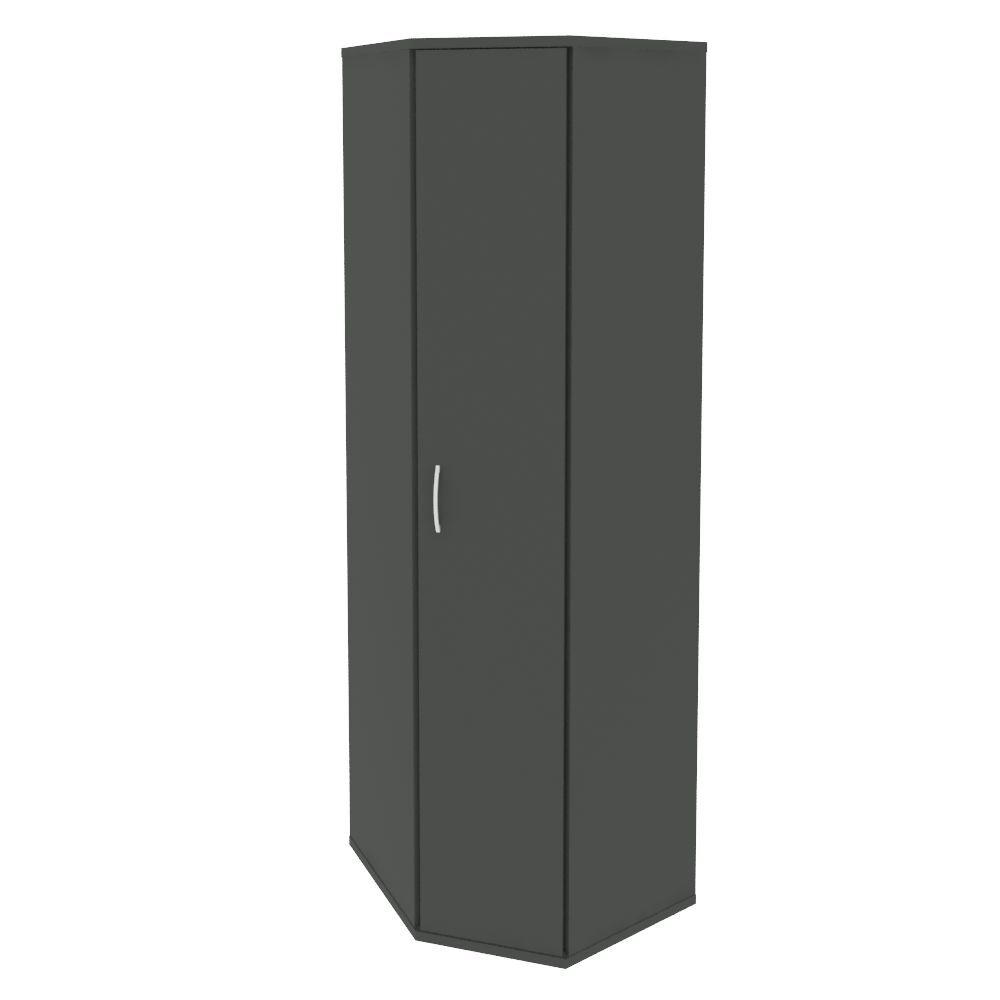 Угловой гардероб с дверью