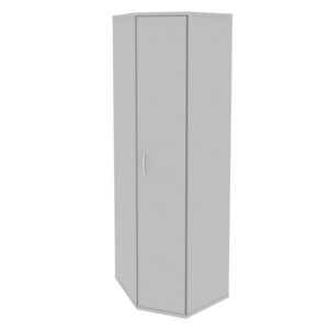 Угловой гардероб с дверью