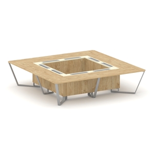 Стол переговорный квадратный