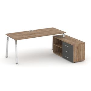 Style Project Direct Lux Стол письменный с греденцией правой