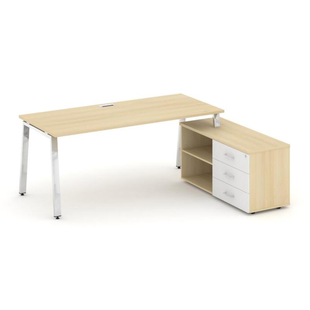 Style Project Direct Lux Стол письменный с греденцией правой