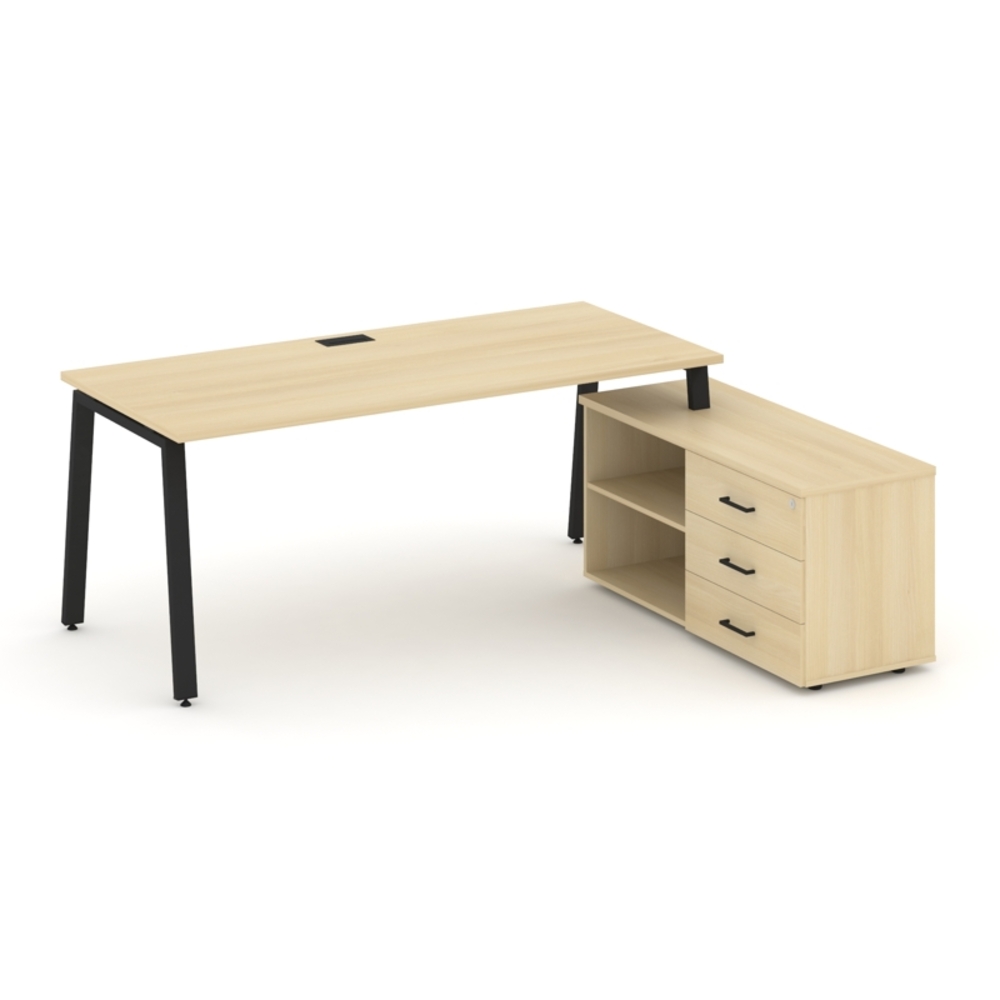 Style Project Direct Стол письменный с греденцией правой