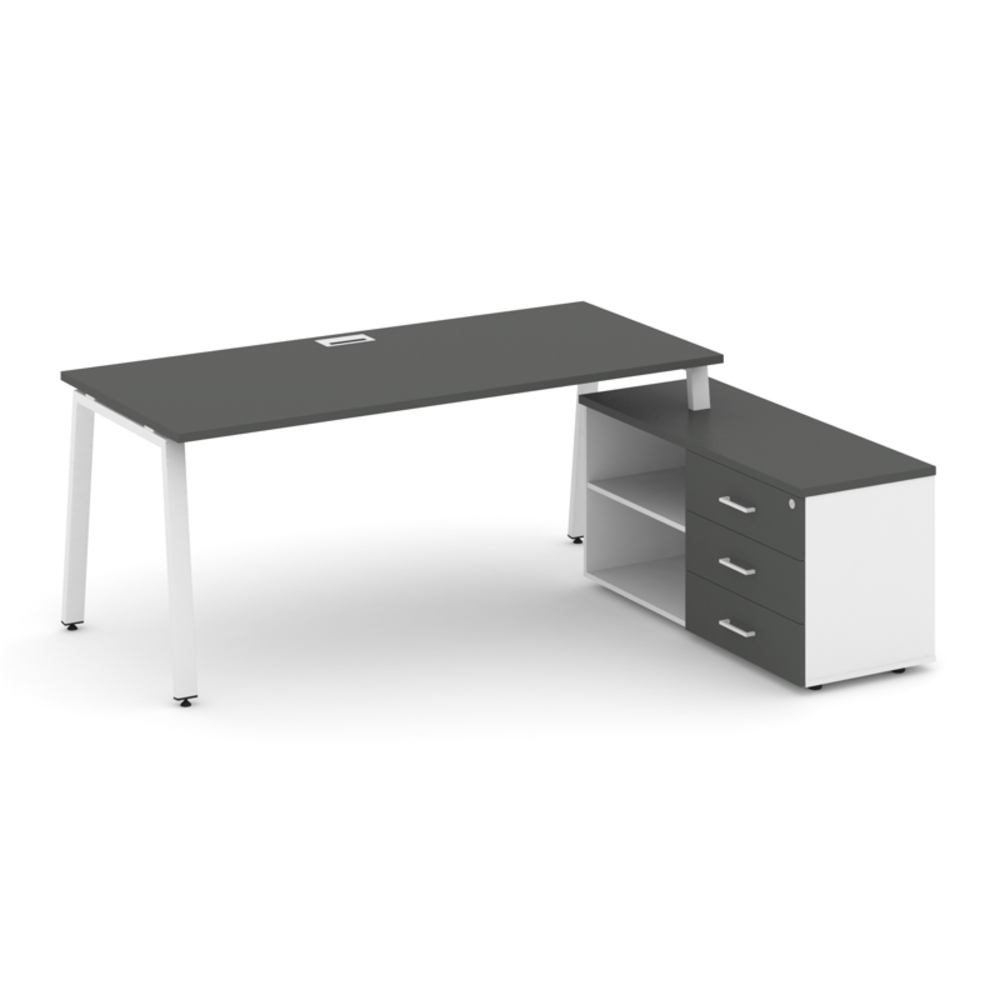 Style Project Direct Стол письменный с греденцией правой