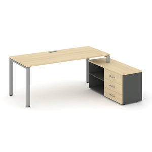 Style Project Direct Стол письменный с греденцией правой