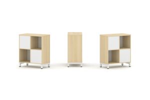 Набор стеллажа двухстороннего, 2 яруса