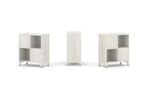 Набор стеллажа двухстороннего, 2 яруса