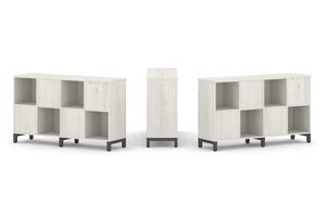 Набор стеллажа двухстороннего, 2 яруса