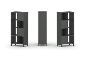 Набор стеллажа двухстороннего, 4 яруса