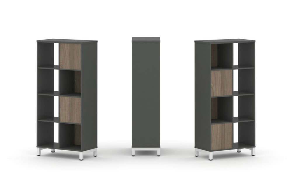 Набор стеллажа двухстороннего, 4 яруса