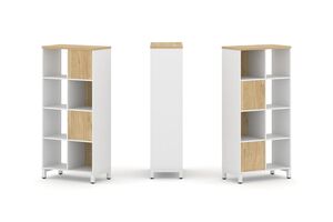 Набор стеллажа двухстороннего, 4 яруса