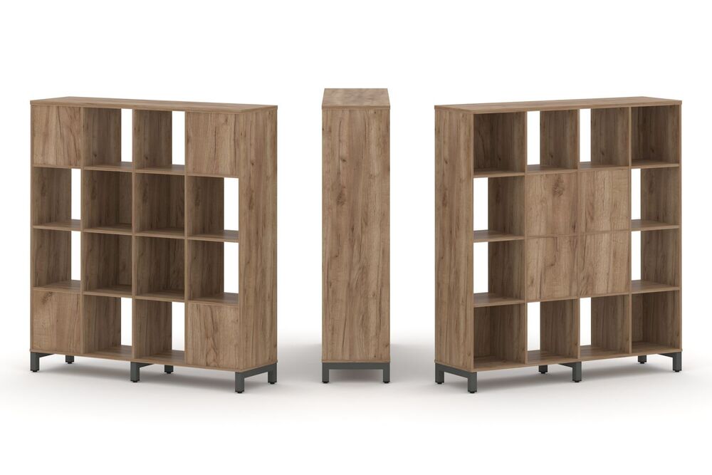 Набор стеллажа двухстороннего, 4 яруса