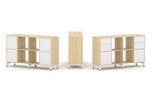 Набор стеллажа одностороннего, 2 яруса