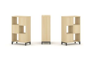 Набор стеллажа одностороннего, 3 яруса