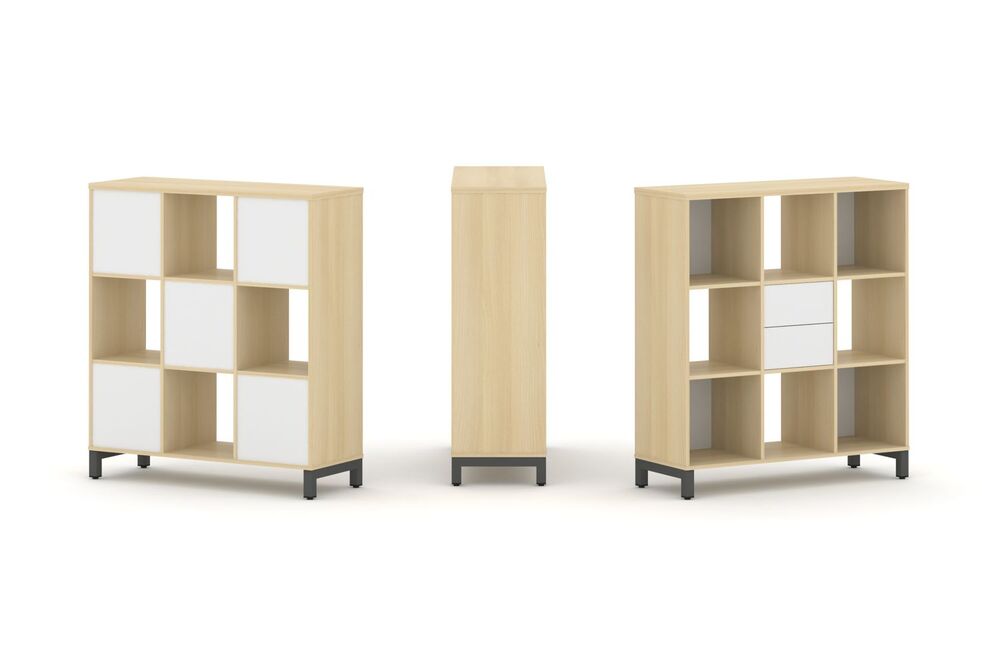 Набор стеллажа одностороннего, 3 яруса