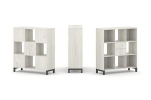 Набор стеллажа одностороннего, 3 яруса