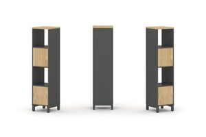 Набор стеллажа одностороннего, 4 яруса