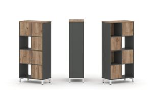 Набор стеллажа одностороннего, 4 яруса