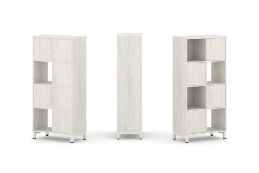 Набор стеллажа одностороннего, 4 яруса