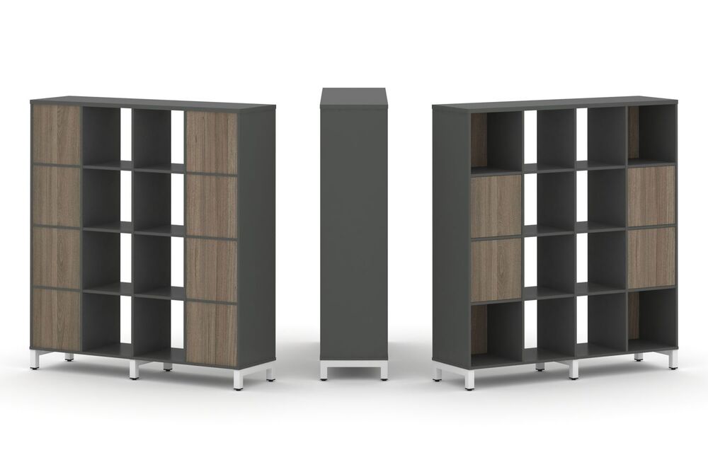 Набор стеллажа одностороннего, 4 яруса